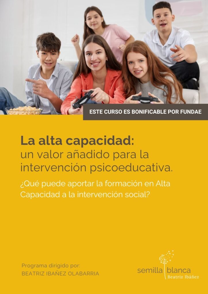 Programa alta capacidad para educadores de semilla blanca